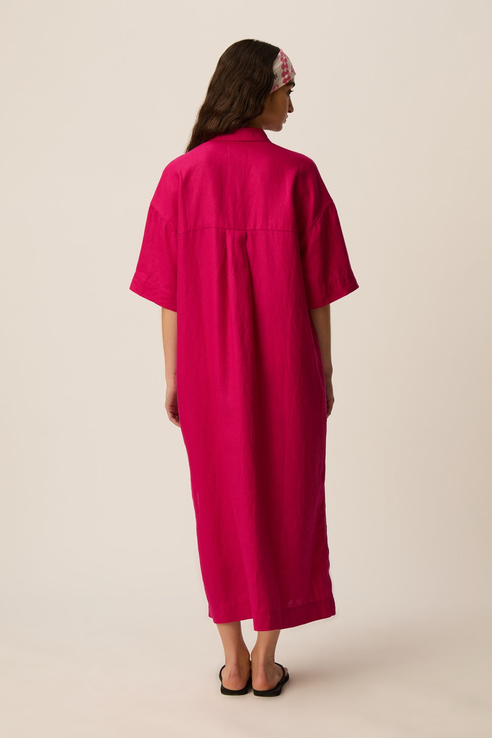 Dress Estampe Fuchsia