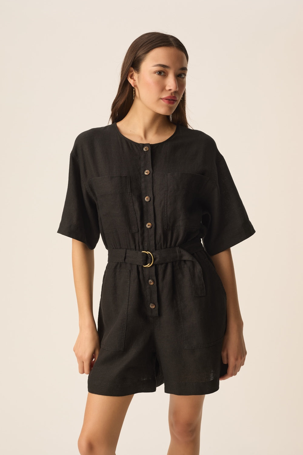 Combi short Esther Noir