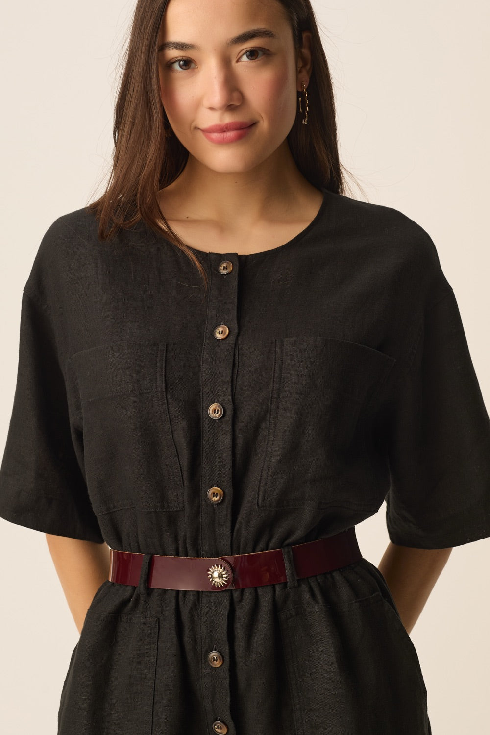 Combi short Esther Noir