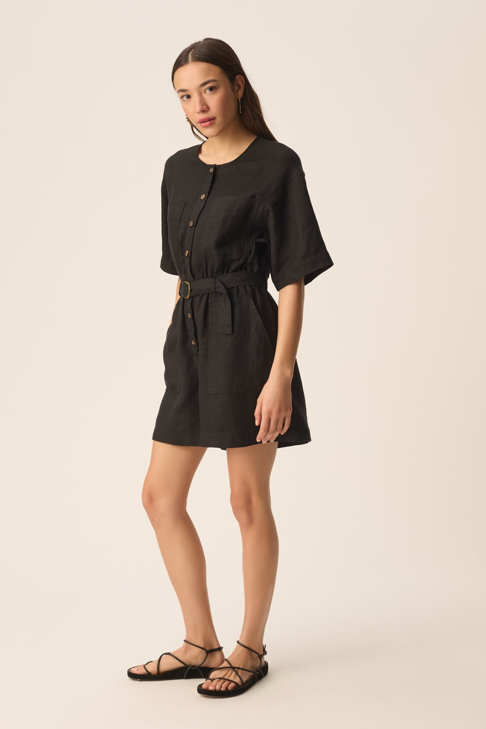 Combi short Esther Noir