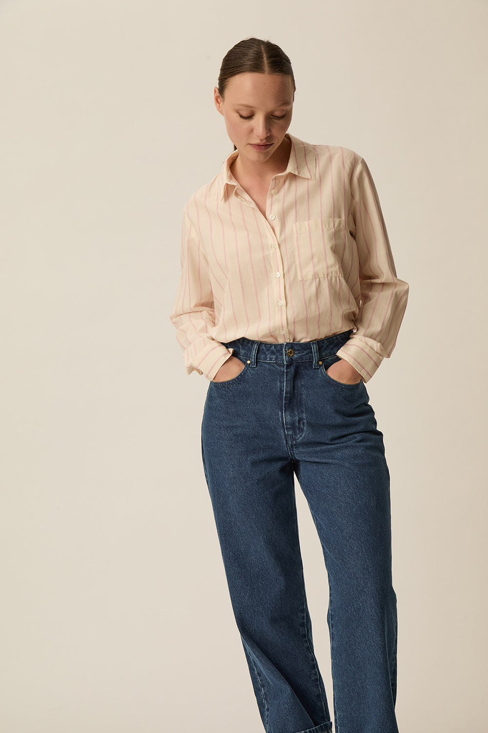 Chemise Tinette Glossy Pivoine