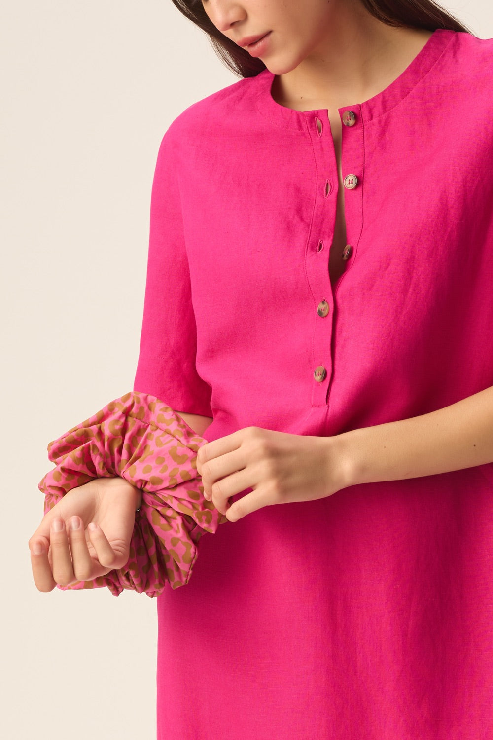 Robe Tahmata Fuchsia