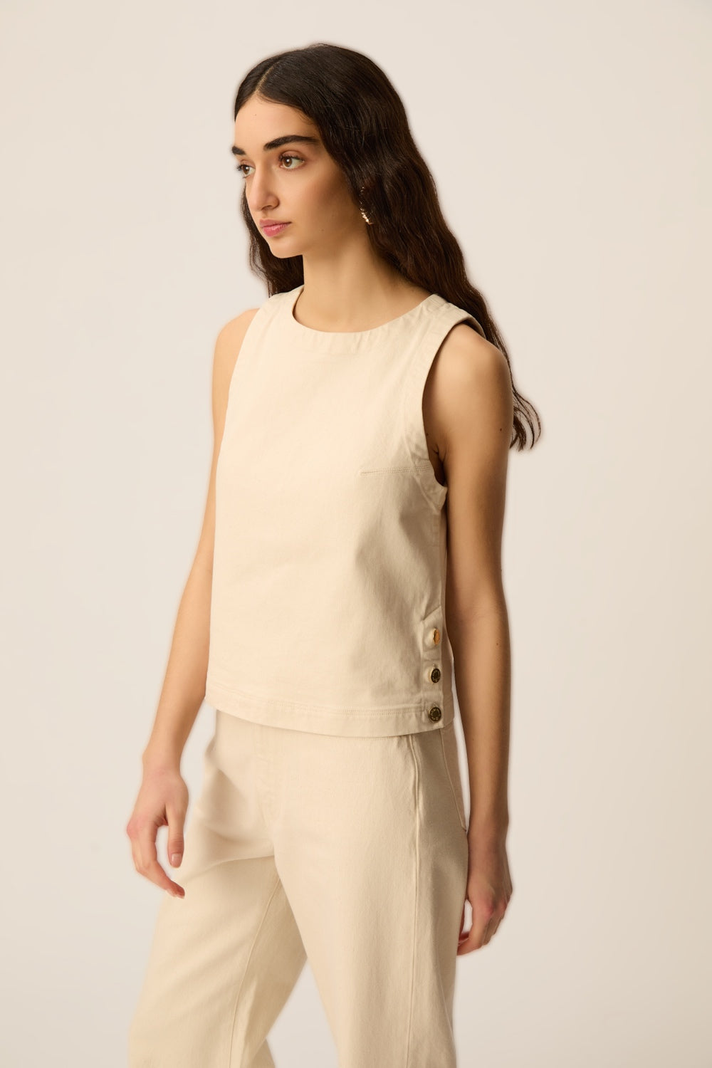 Top Yzala Ecru