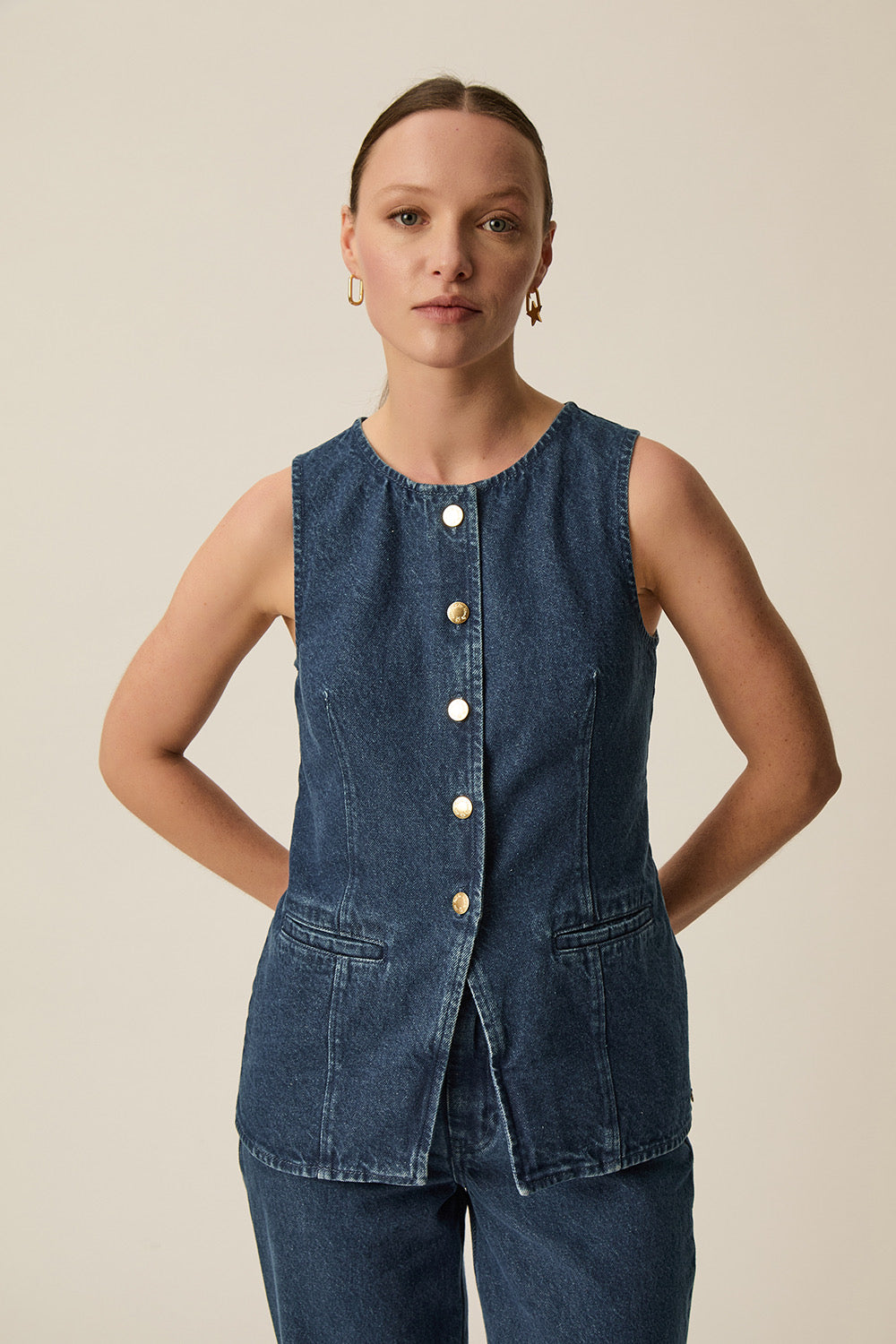Top Lucille Dark Indigo
