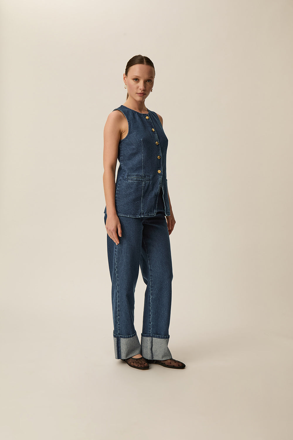 Top Lucille Dark Indigo