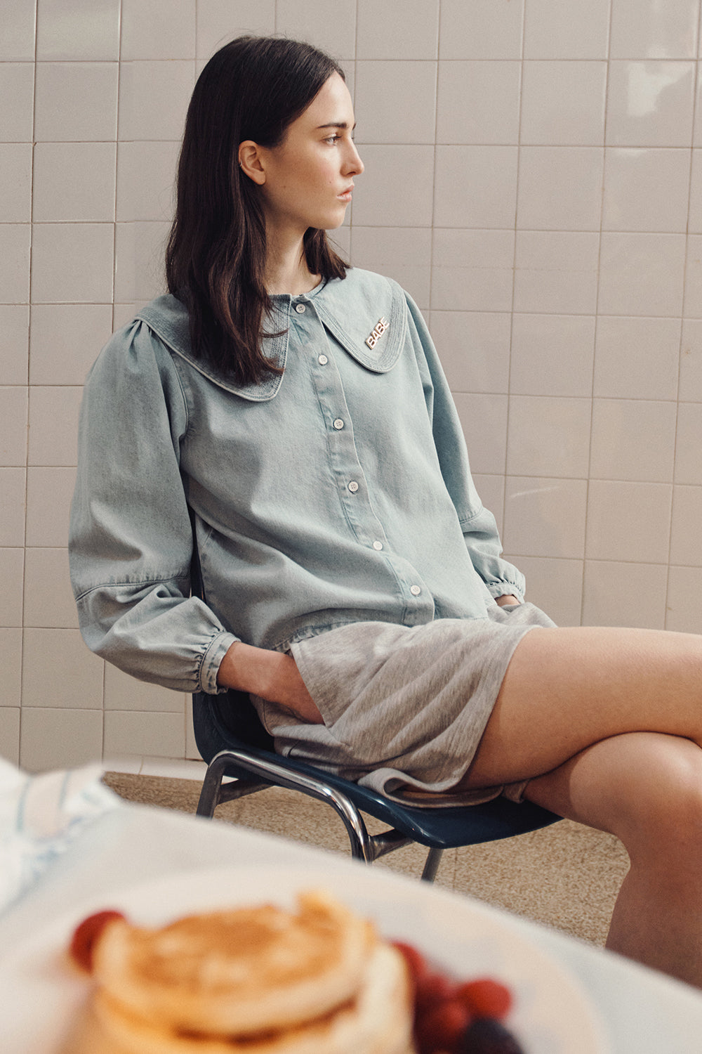 Chemise Louise Bleach