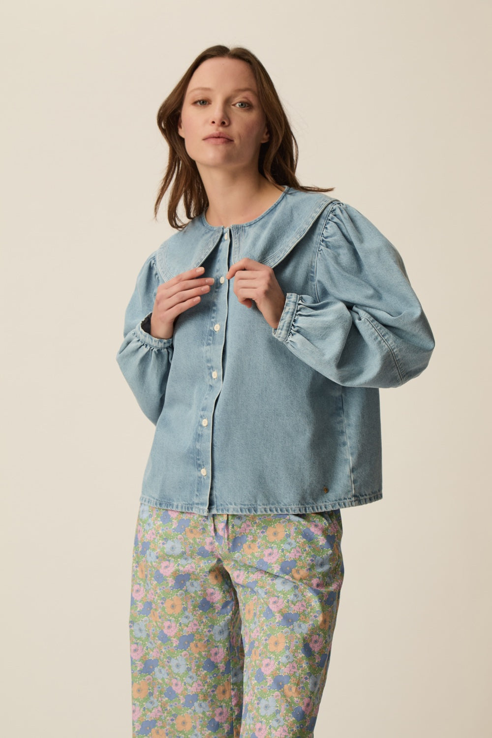 Chemise Louise Bleach