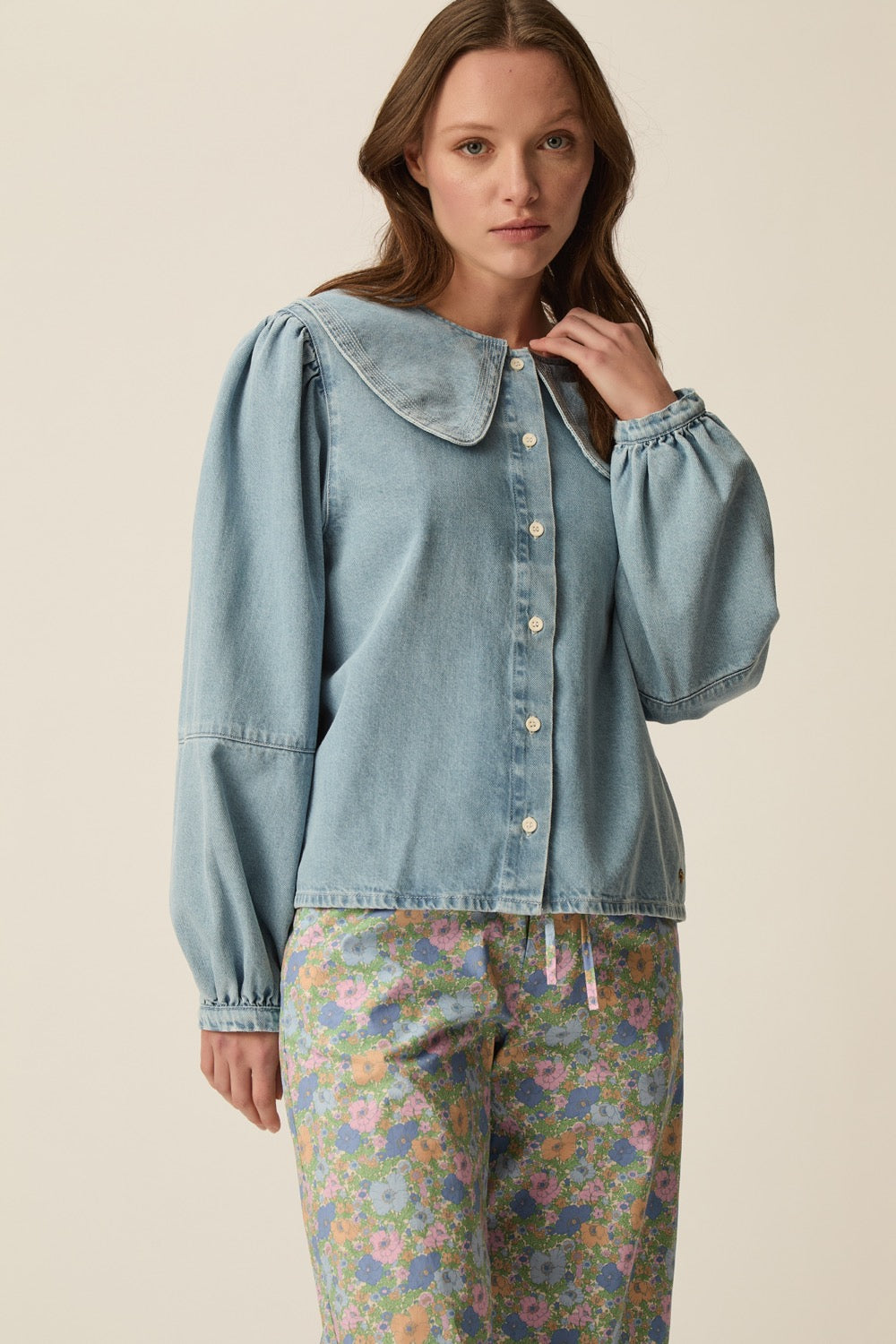 Chemise Louise Bleach