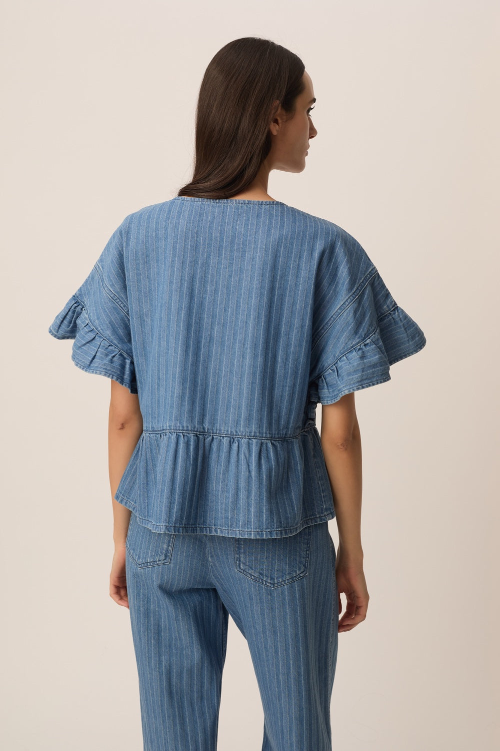 Top Lisette Denim Raye