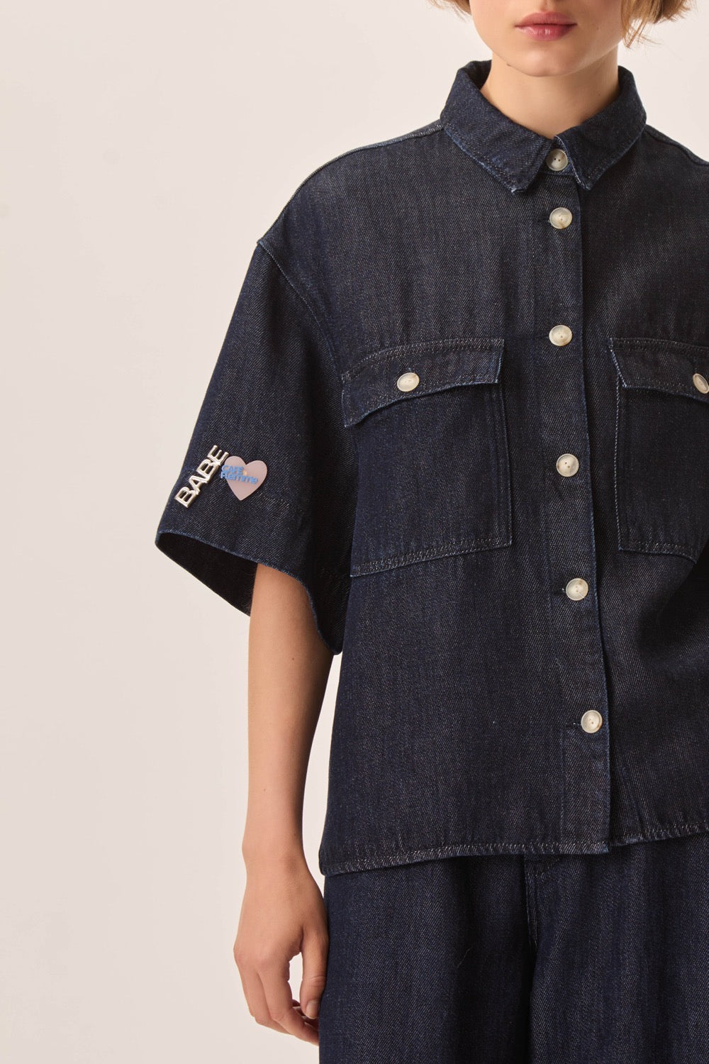 Blouse Loice Deep Blue