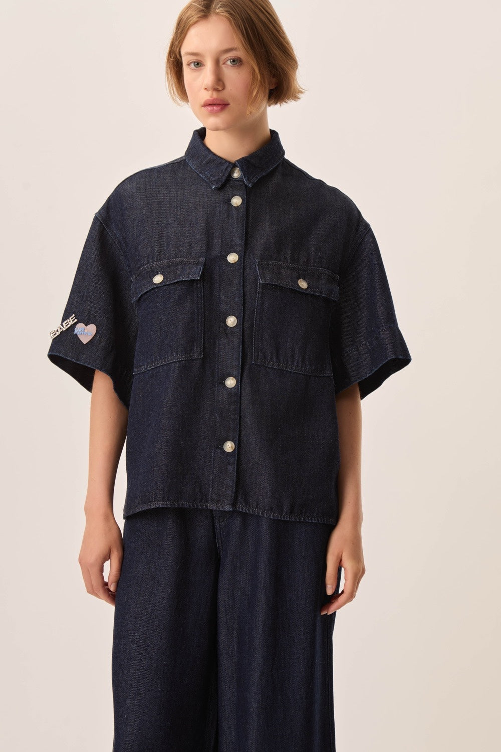 Blouse Loice Deep Blue