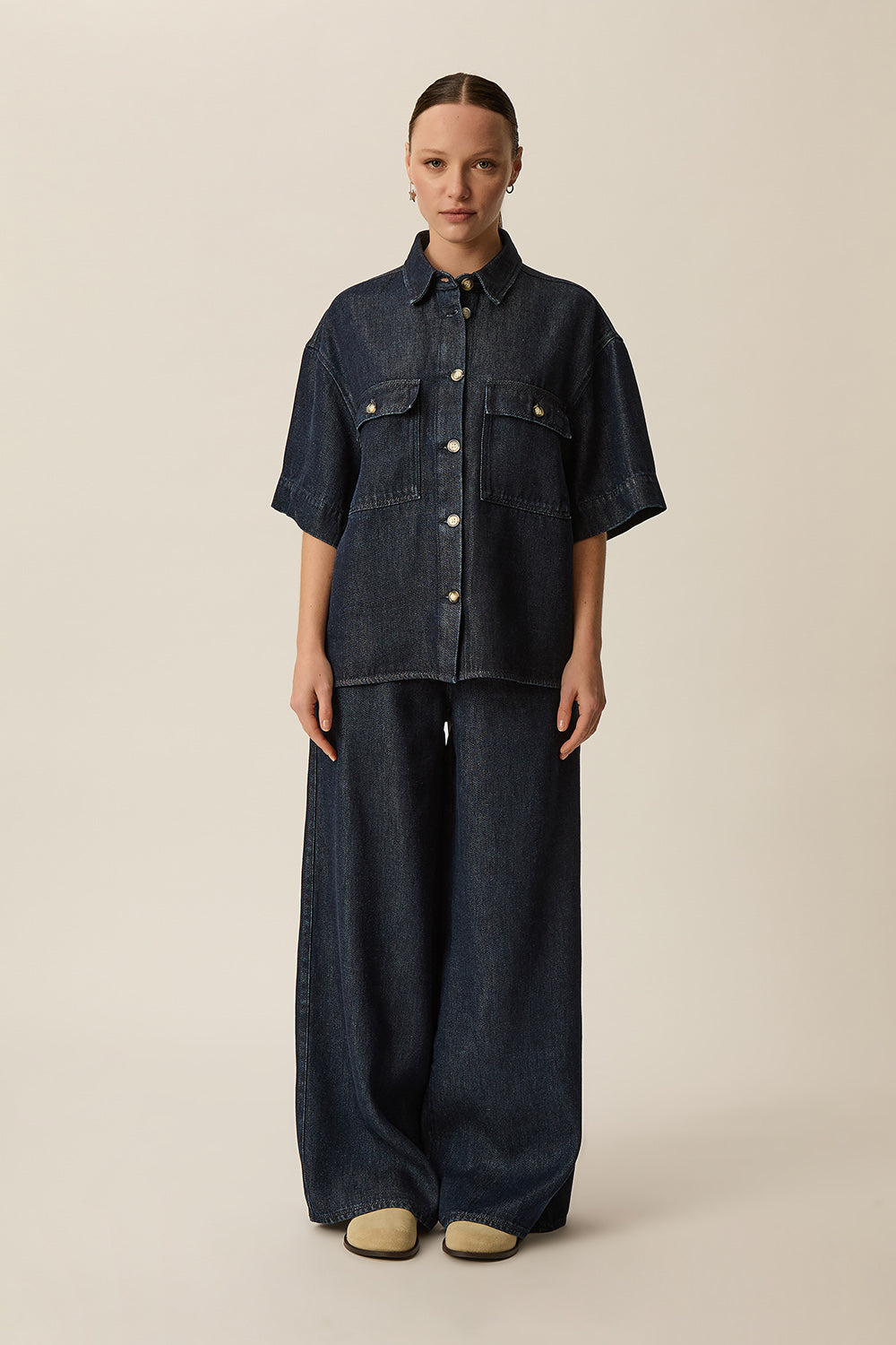 Blouse Loice Deep Blue