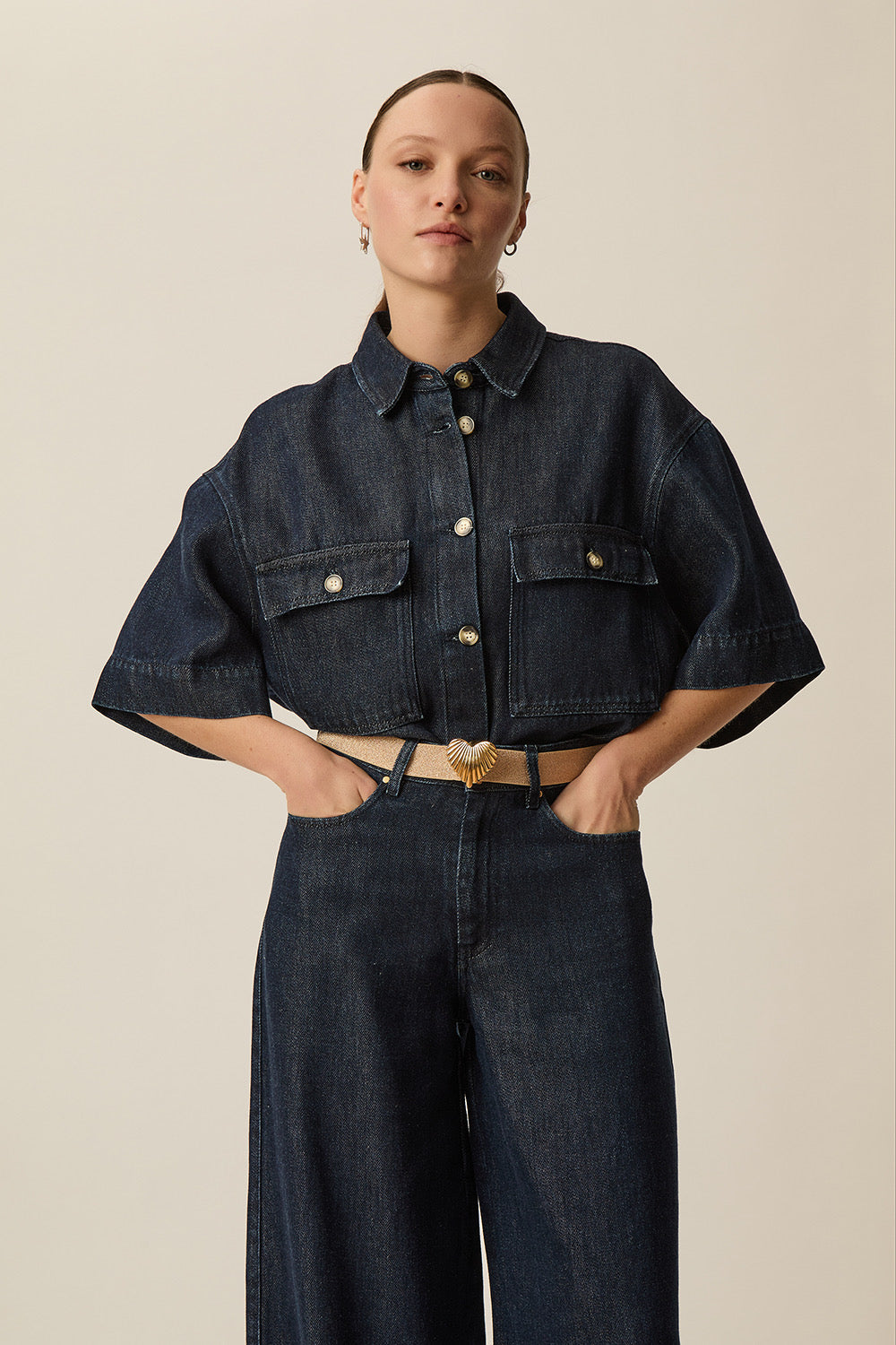 Blouse Loice Deep Blue