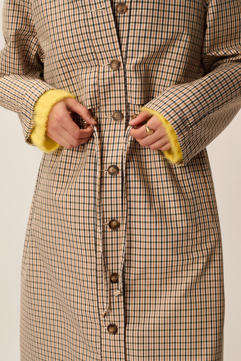 Trench Coat Ysabel School Style