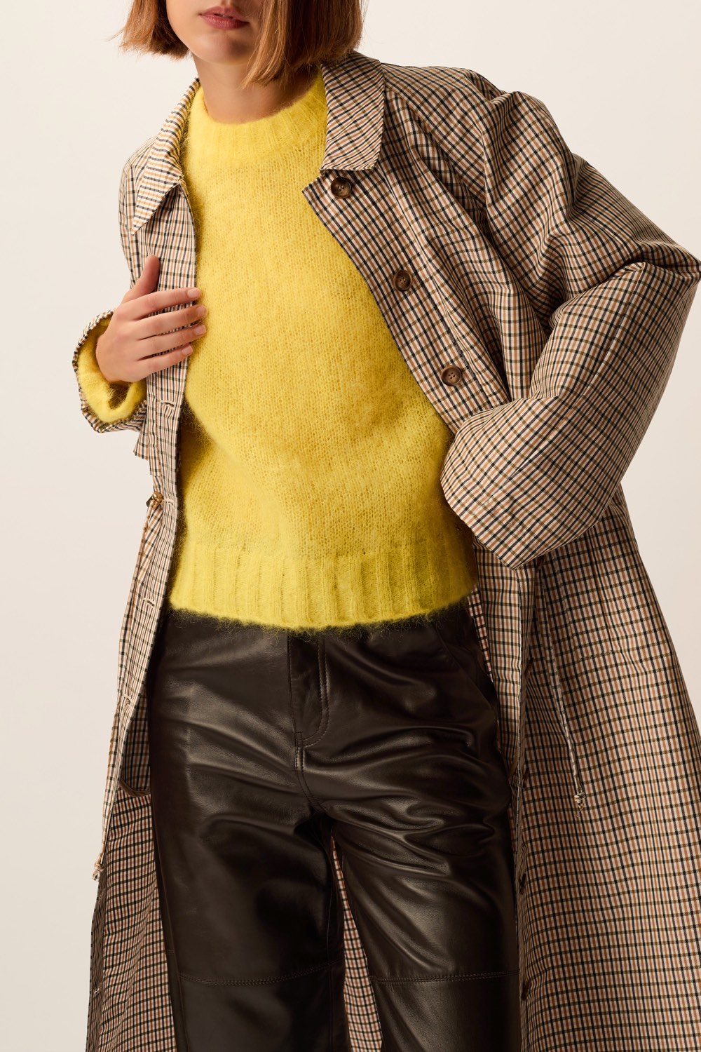 Trench Coat Ysabel School Style
