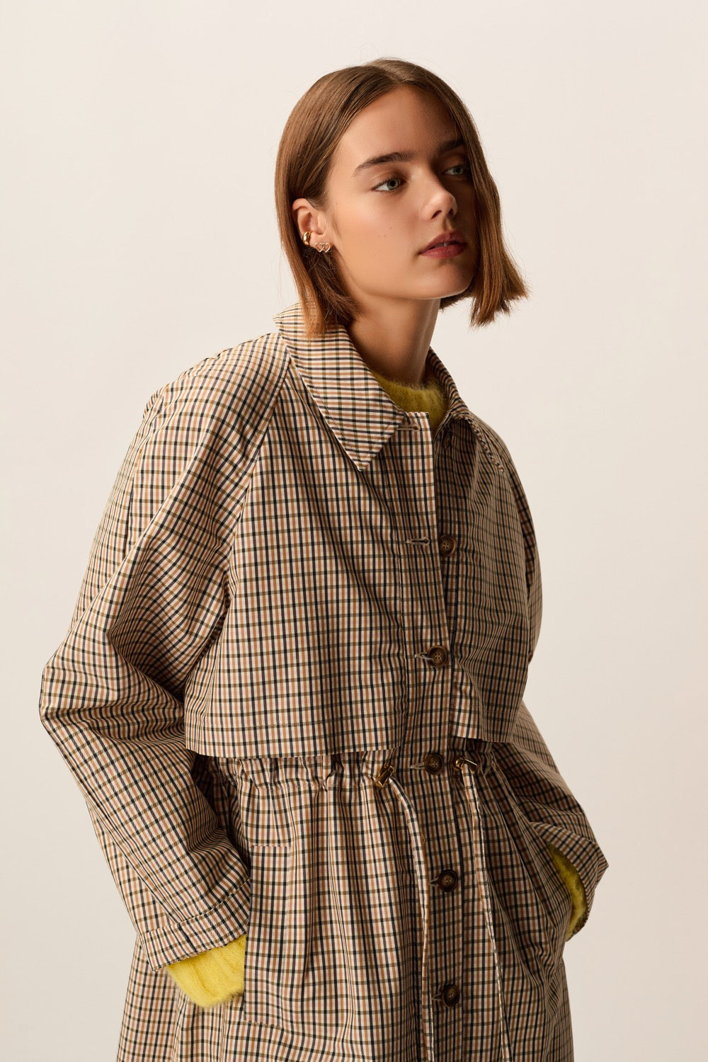 Trench Coat Ysabel School Style