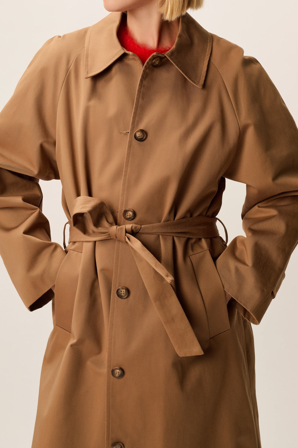 Trench Coat Yvette Bark Brown