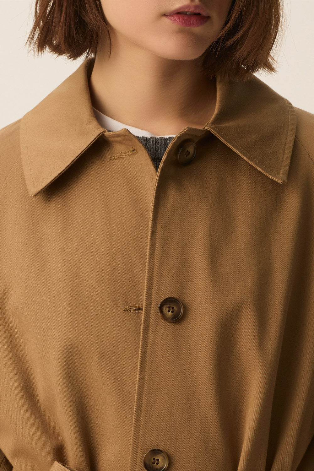 Trench Coat Yvette Bark Brown