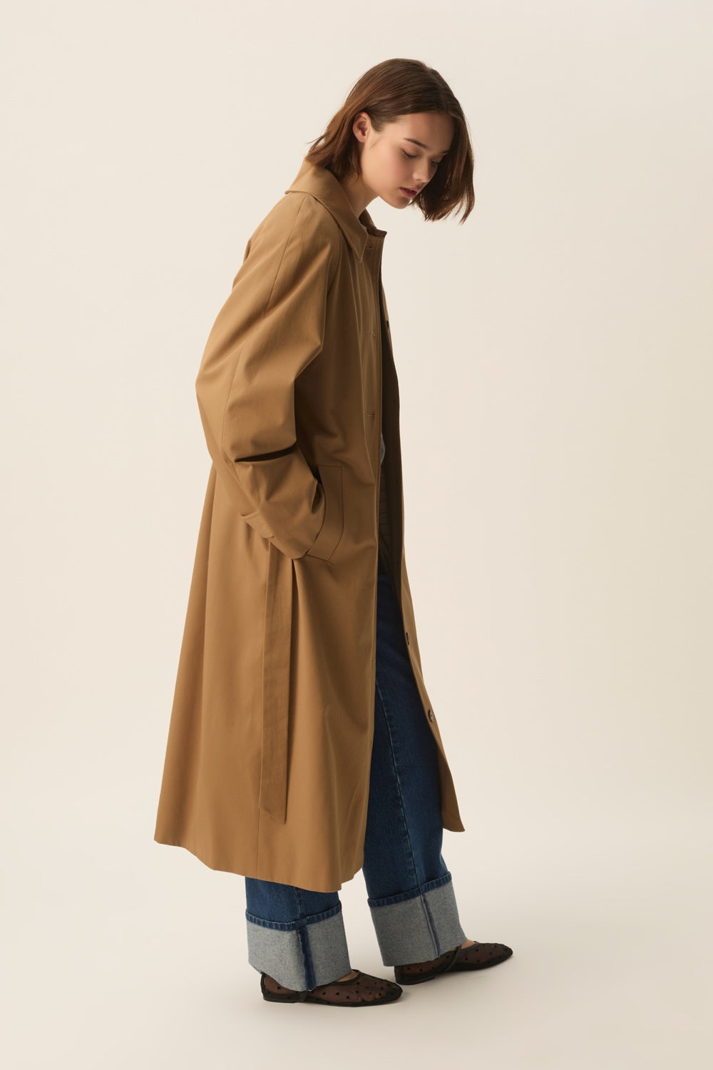 Trench Coat Yvette Bark Brown
