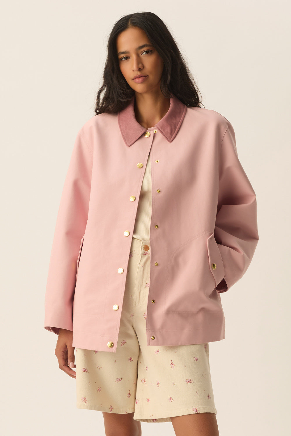 Manteau Ypolite Rose