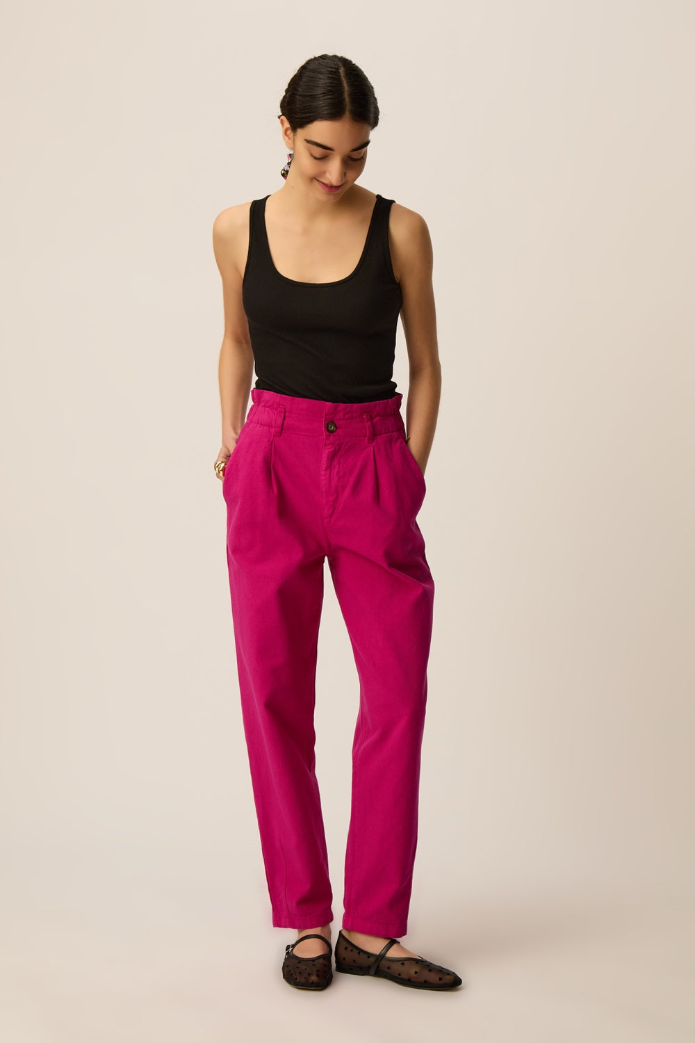 Pantalon Santino Pivoine