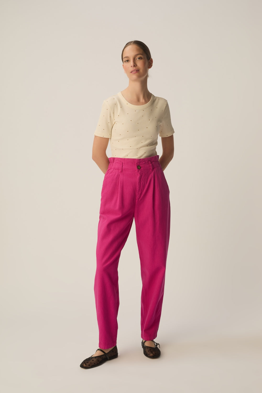 Pantalon Santino Pivoine