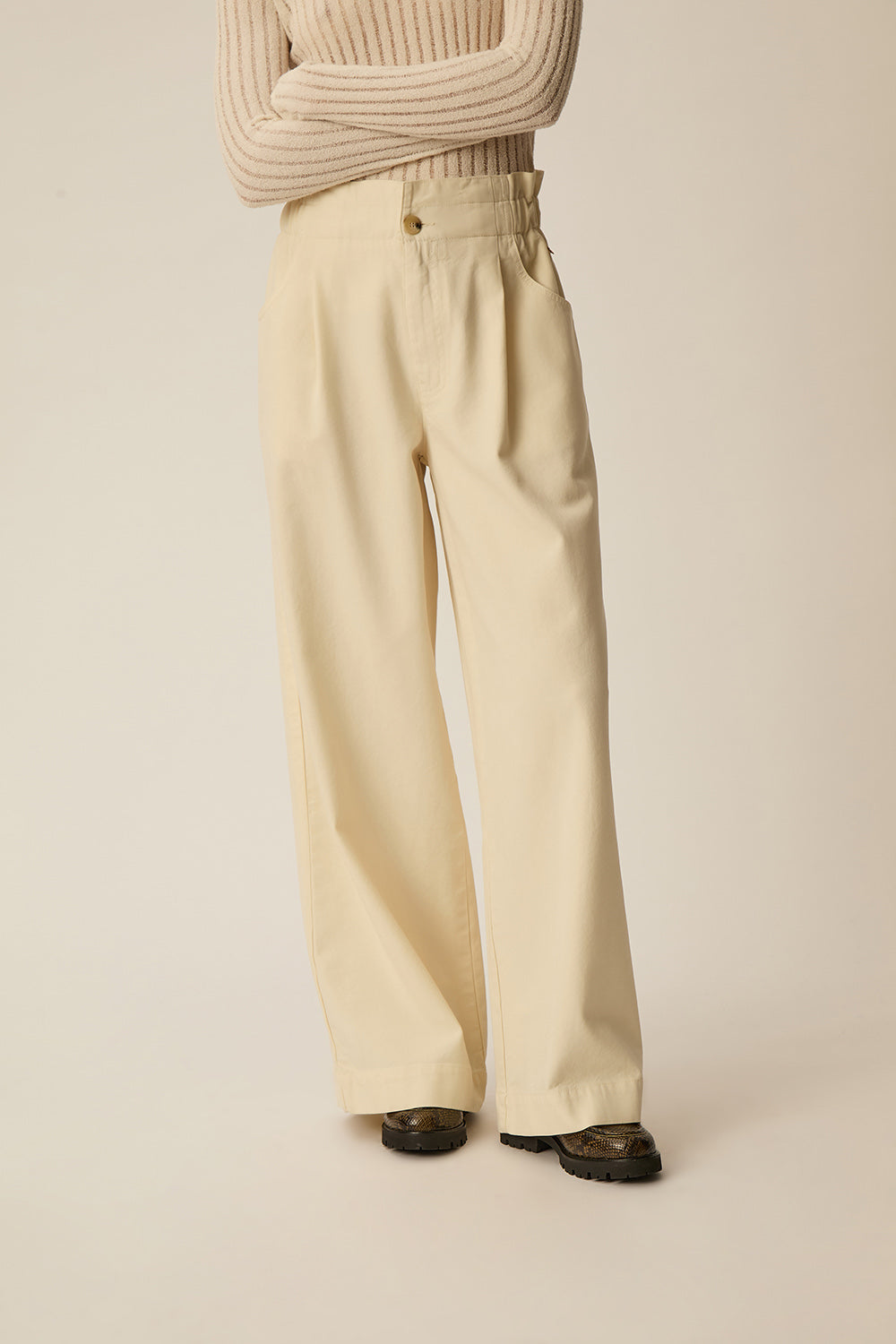 Pantalon Loulou 2 Creme