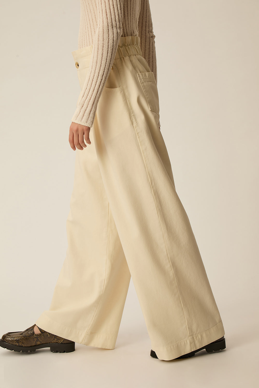 Pantalon Loulou 2 Creme
