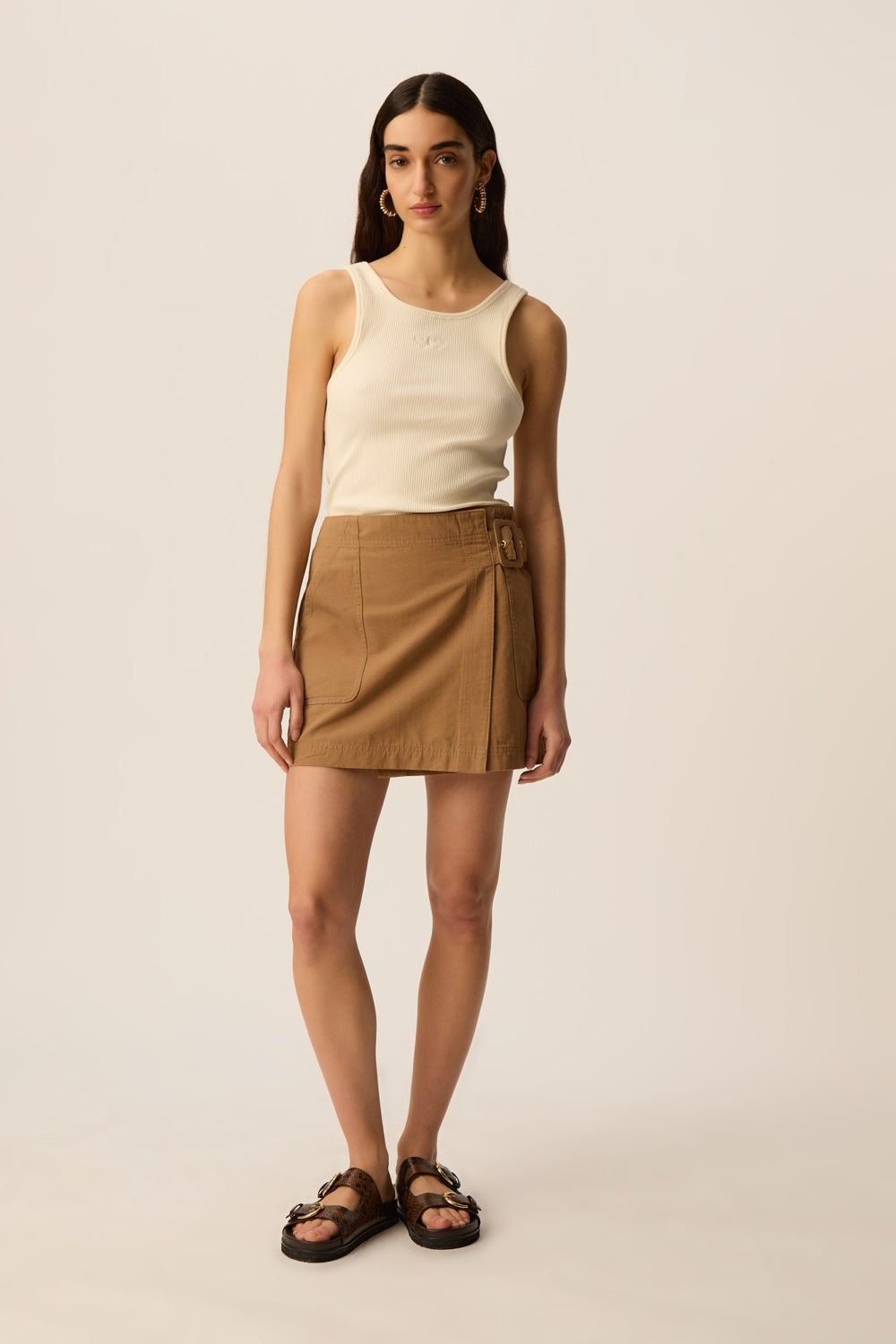 Jupe Leontine Ecorce