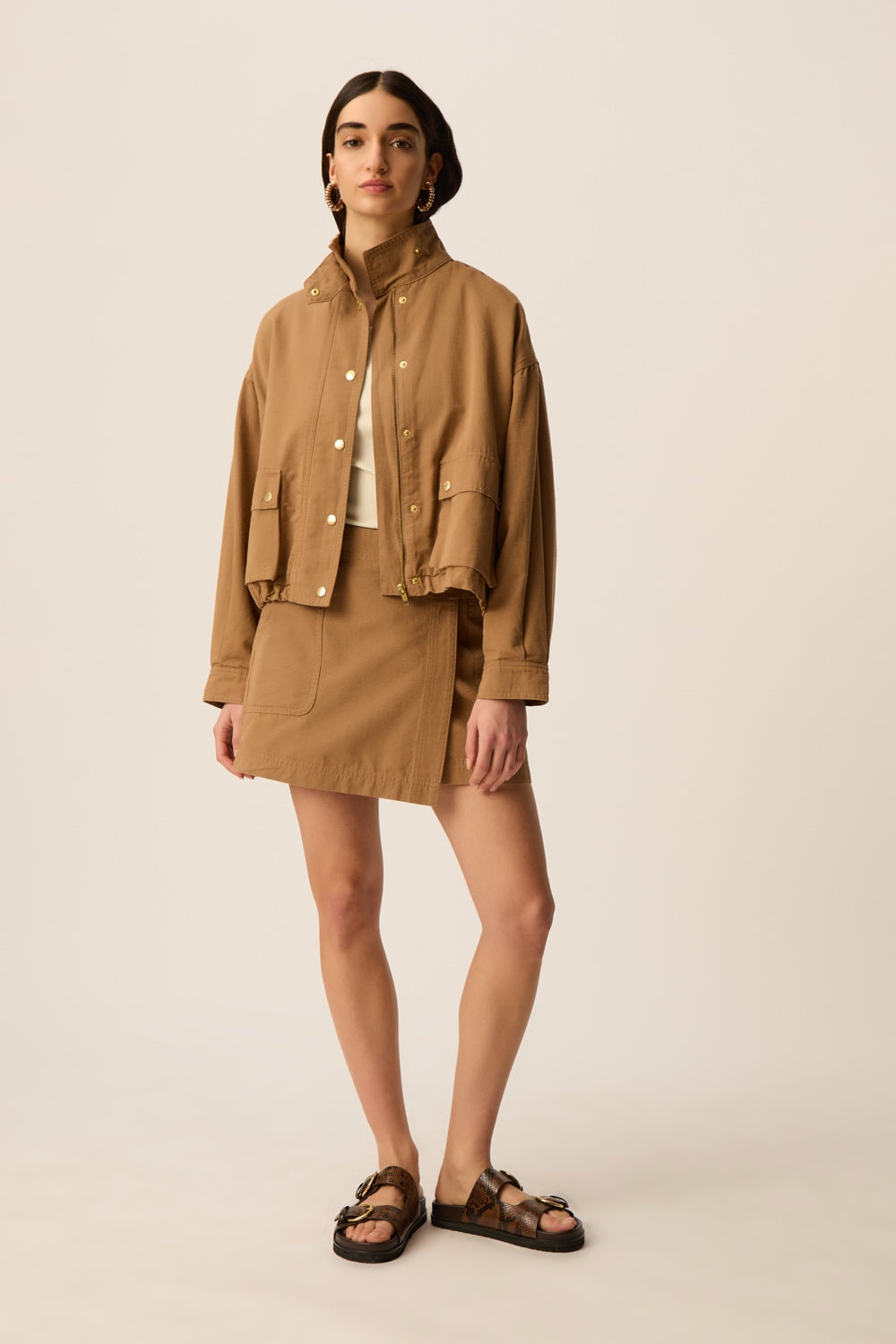 Jupe Leontine Ecorce