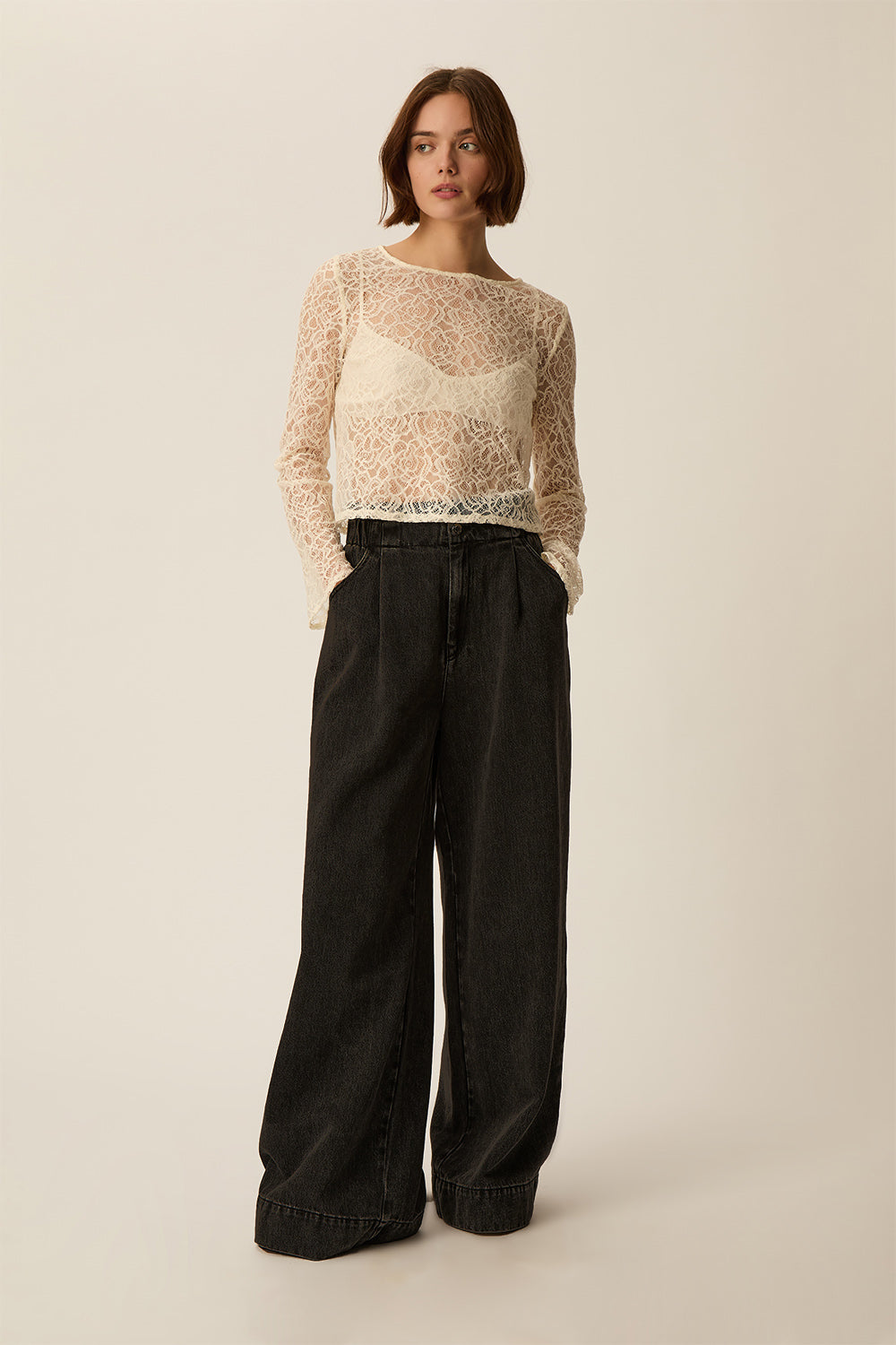 Jeans Loulou Dark Grey