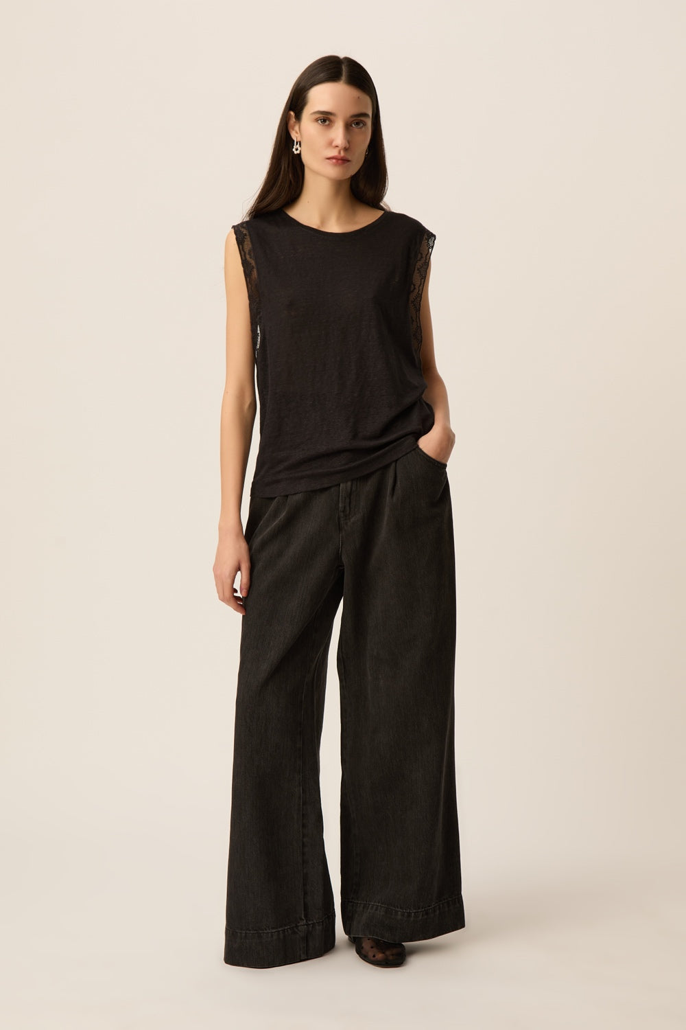 Jean Loulou Dark Grey