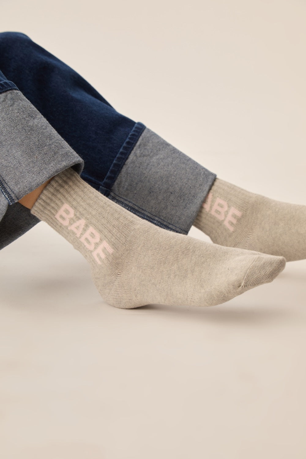 Chaussettes Willona Gris Chine