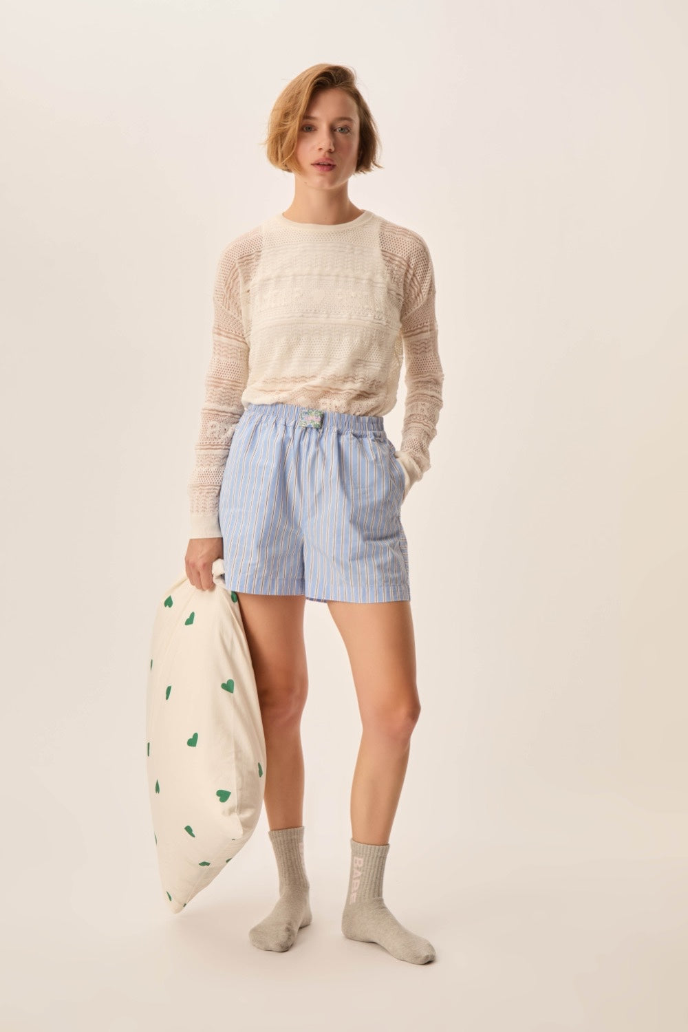 Chaussettes Willona Gris Chine