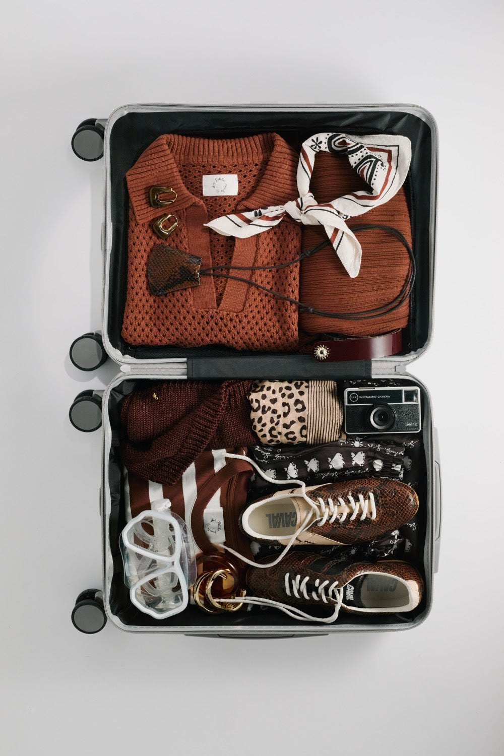 Foulard Nymine Graou Terre/Peach