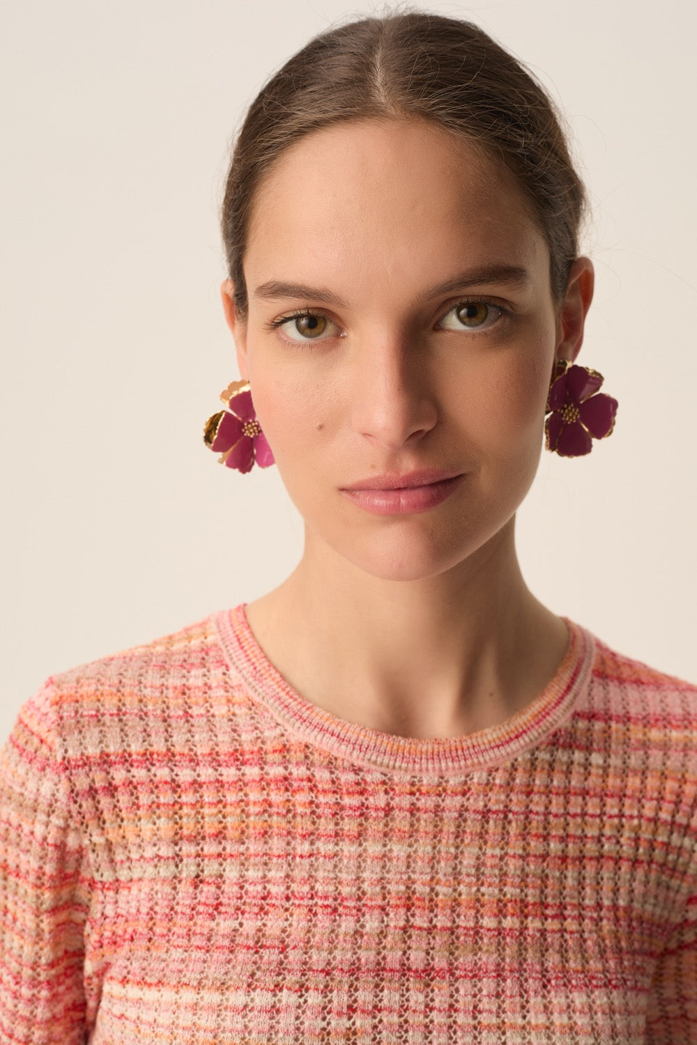 Boucles D'Oreilles Pia Fuchsia