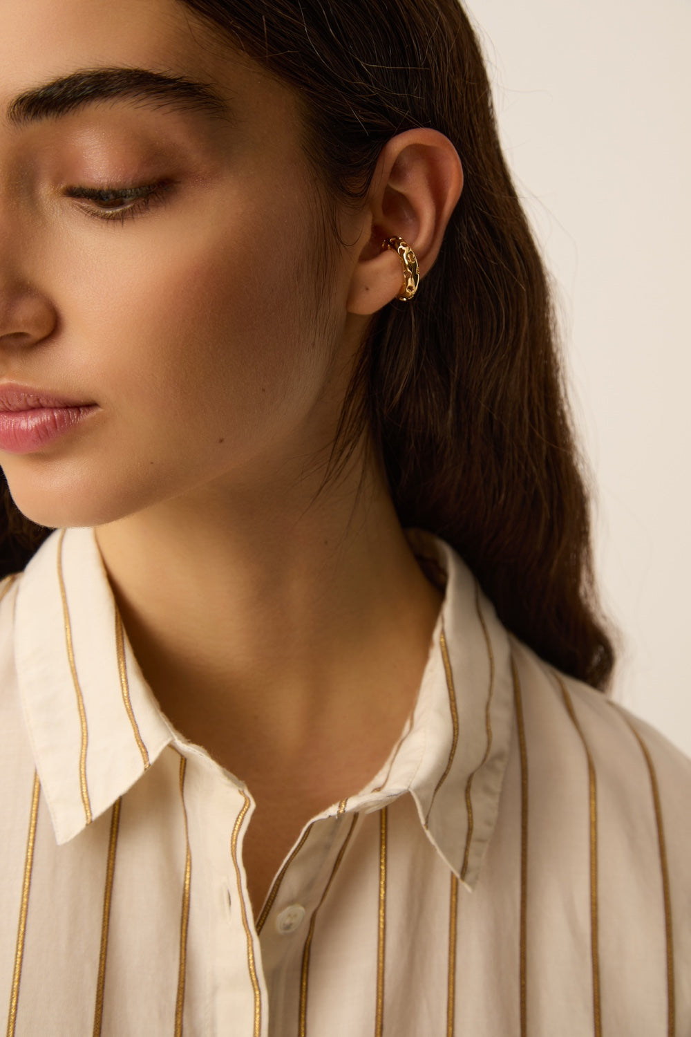 Boucles D'Oreilles Pimette Dore