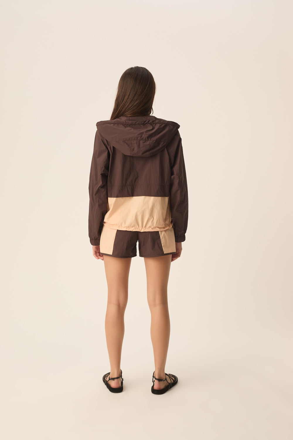 ジャケット・アウター moka Parka Imperméable En Nylon Multicolore - Vindi Terre/Peach/Moka