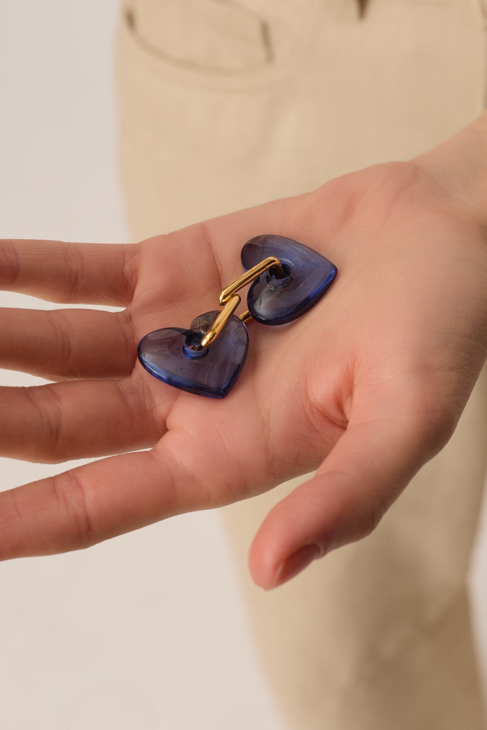 Boucles D'Oreilles Padou Indigo