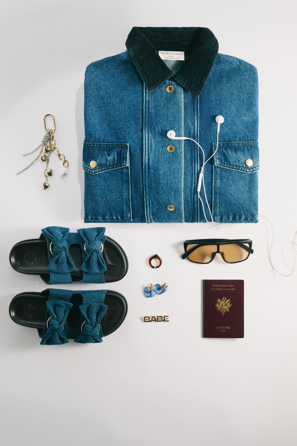 Boucles D'Oreilles Padou Indigo