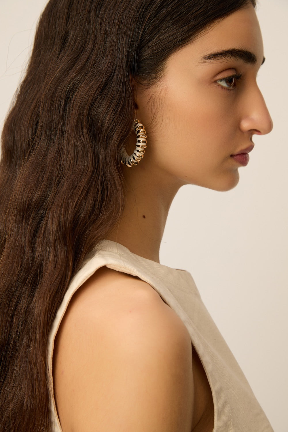 Boucles D'Oreilles Pietro Ecru