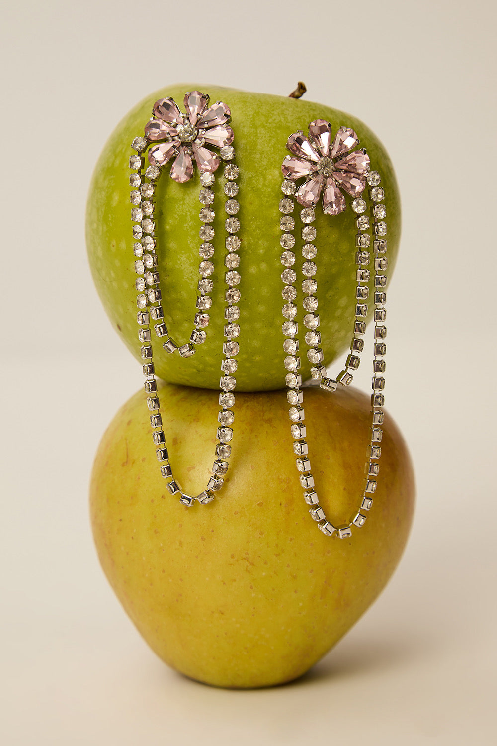 Boucles D'Oreilles Pom Rose