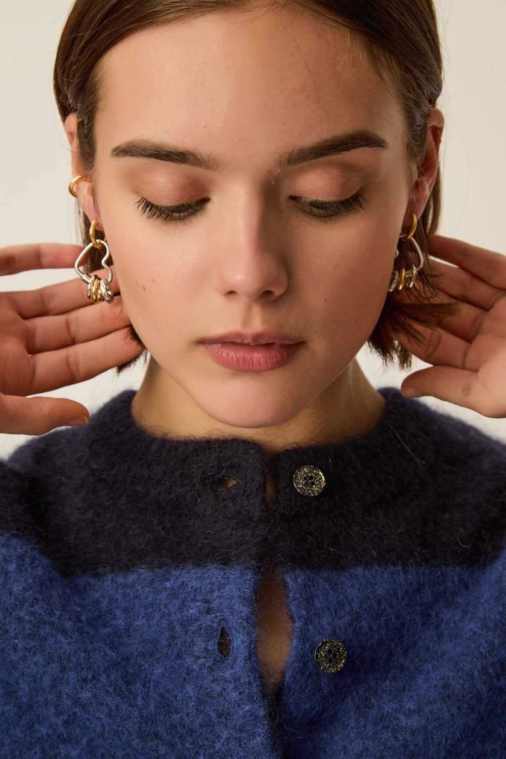 Boucles D'Oreilles Preston Dore/Argent