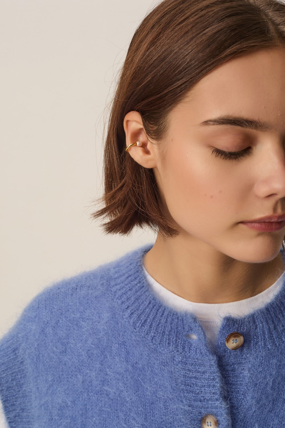 Boucles D'Oreilles Pluton Dore