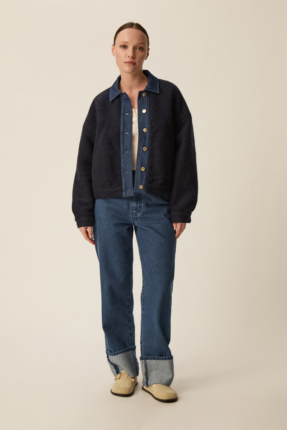 Veste Lova Laine Marine