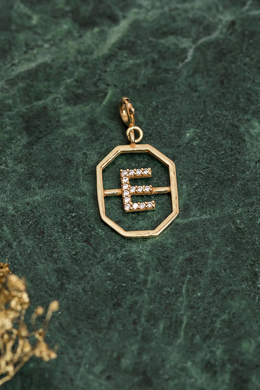 Pendentif E  Or