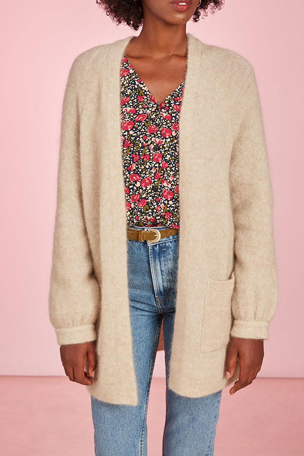 Cardigan coddy farine
