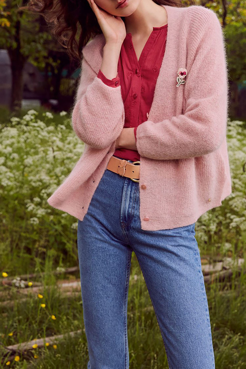 Cardigan diano peony