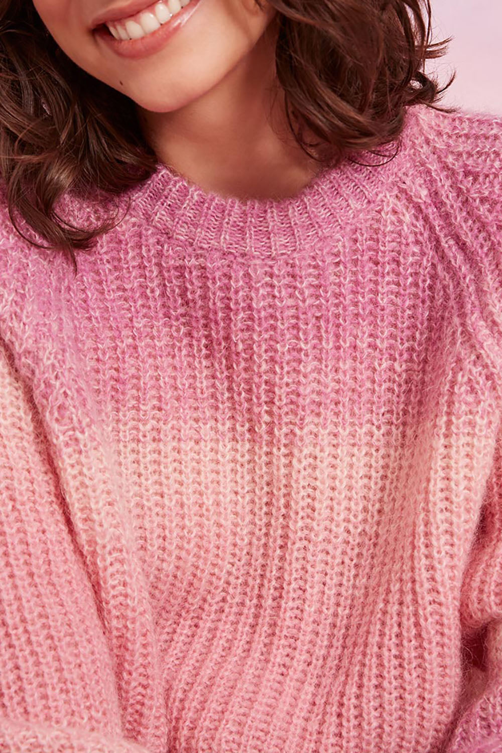 pull aurore rose/opale