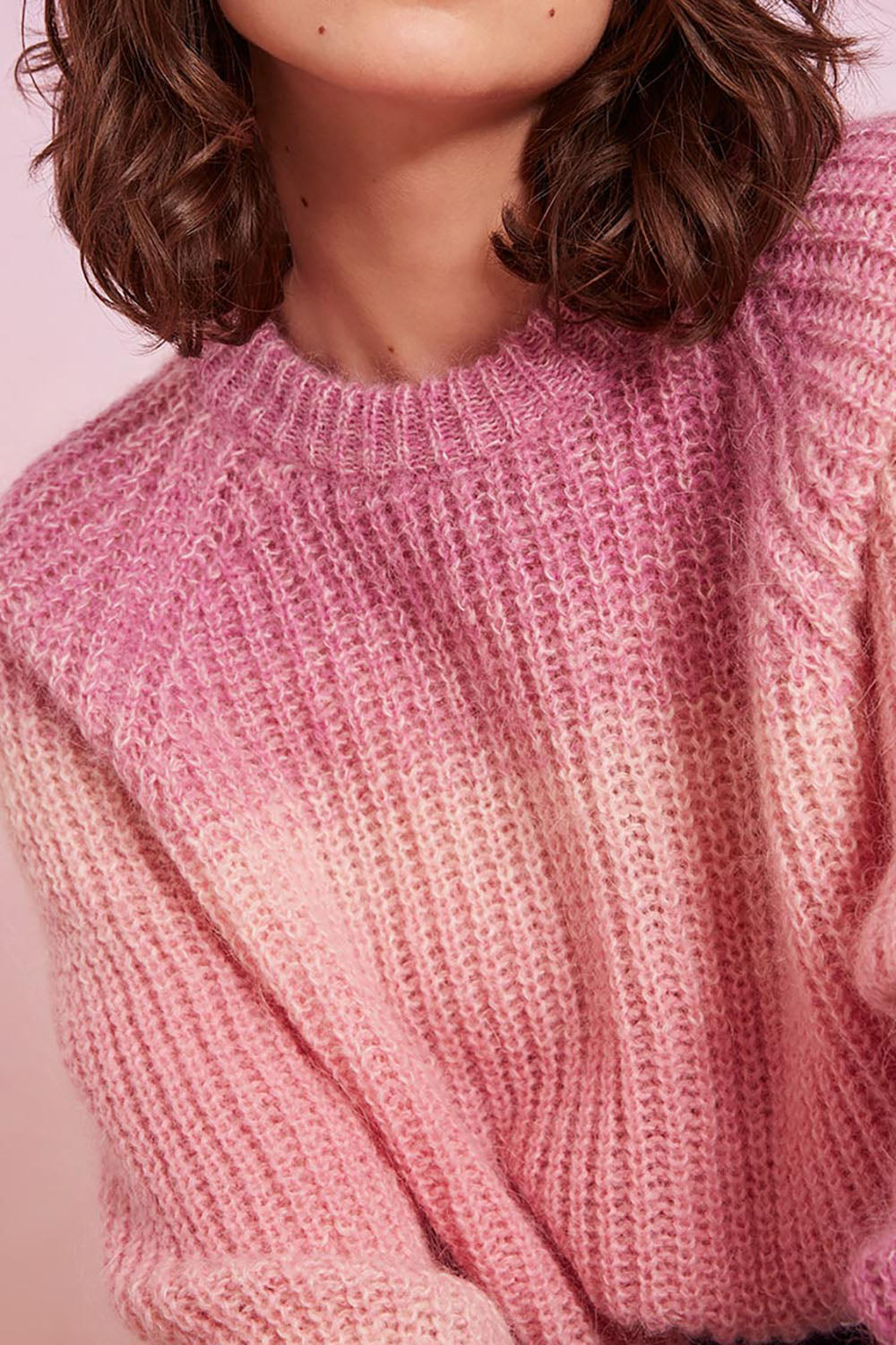 pull aurore rose/opale